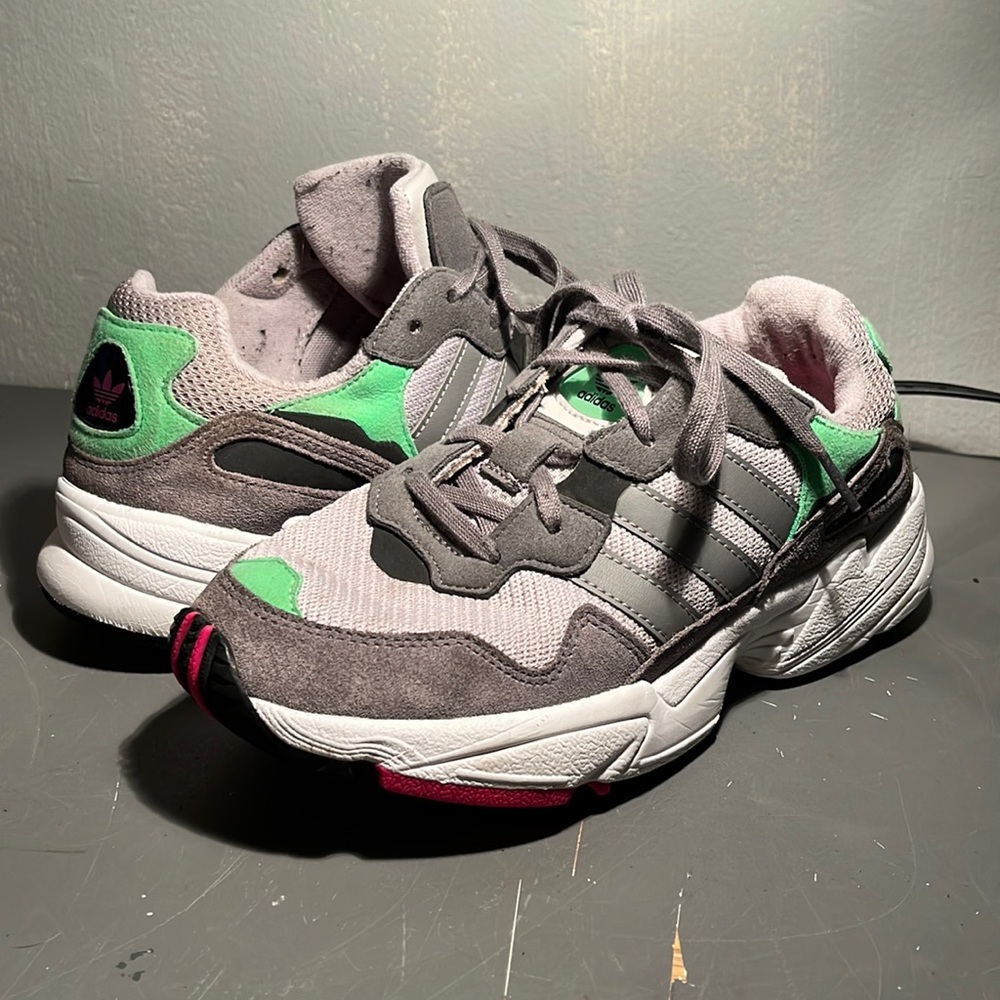 Adidas Womens Yung-96 Grey To Grey Size - 4W